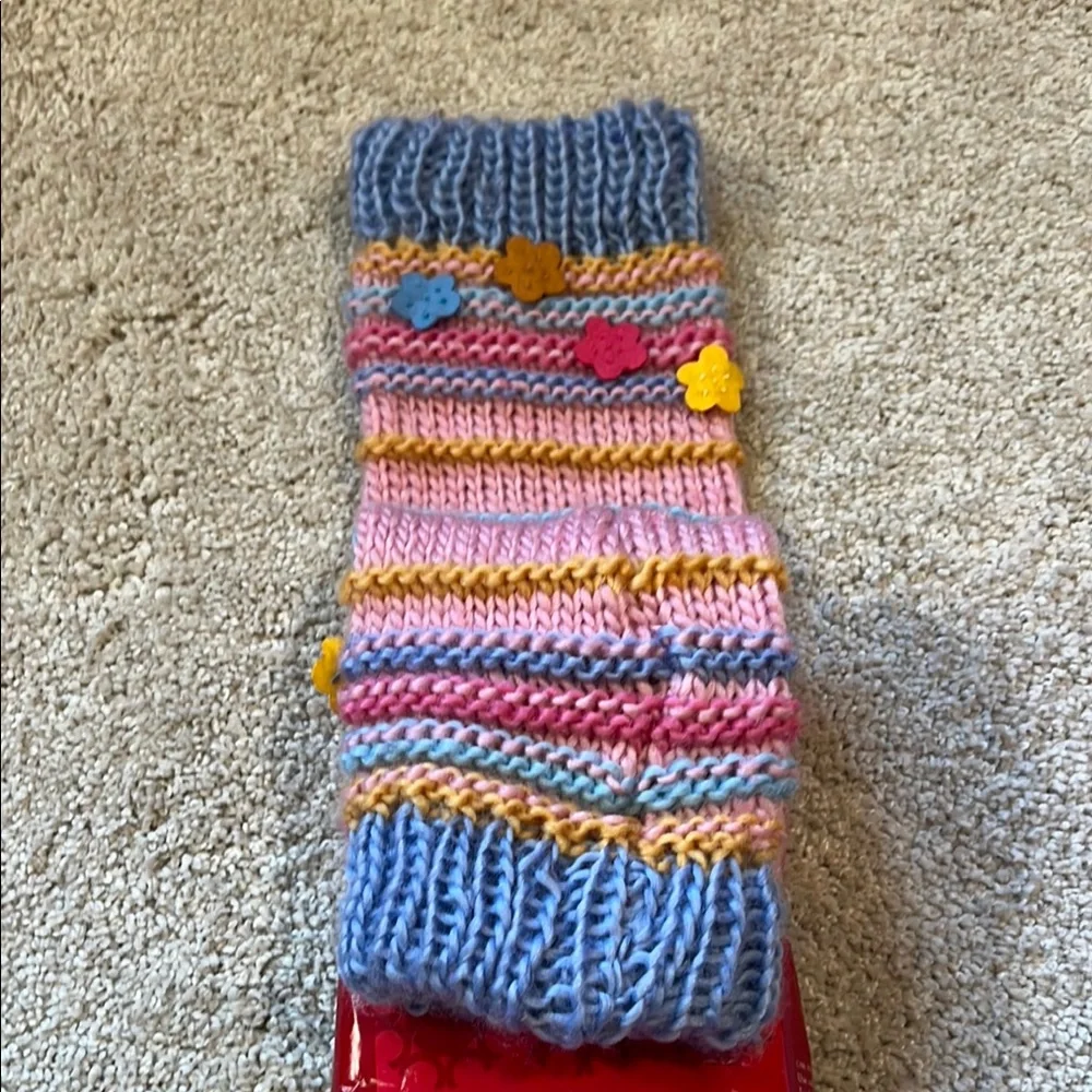 NWT Target Multicolor Girls Leg warmers one size